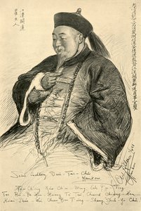 Őexcellenciája Dao-Tai-Chu, Hankow, Kína, 1898. alkotó: Christian Wilhelm Allers