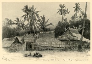 Kampong Jomblang közelében, Semarang, Java, 1898.