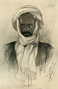 Férfi a „Hatasoo” gőzhajó fedélzetén, Egyiptom, 1898.