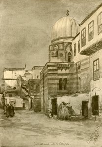 Mecset, Kairó, Egyiptom, 1898. alkotó: Christian Wilhelm Allers