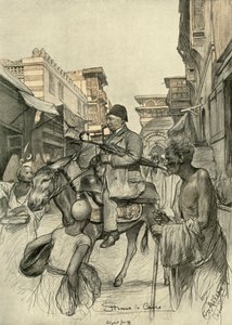 Utca Kairóban, 1898. alkotó: Christian Wilhelm Allers