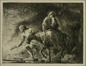 Menekülés Egyiptomba alkotó: Christian Wilhelm Ernst Dietrich