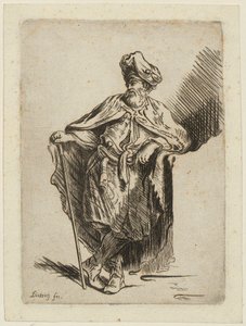 Álló keleti nő alkotó: Christian Wilhelm Ernst Dietrich