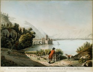 Kilátás a Chillon kastélyra