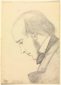 William Michael Rossetti portréja alkotó: Christina Georgina Rossetti