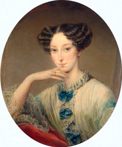 Mária Alekszandrovna nagyhercegnő portréja 1824-1880, c1850.