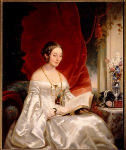 Maria Ivanovna Kotschubei hercegnő portréja, szül. Baryatinskaya, 1842