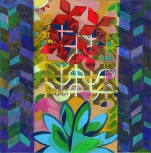 Meditáció 14, c. 2017 (akril, tábla)