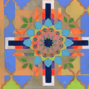 Meditáció 25, 2017 körüli akril, tábla