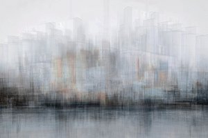 Elmosódott városi tükröződések alkotó: Christina Sillen