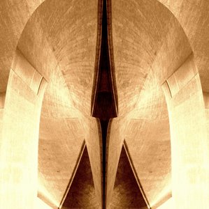 Sepia építészeti szimmetria alkotó: Christina Sillen