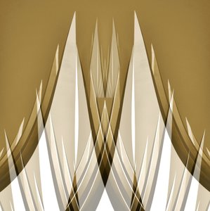Élesített arany geometria alkotó: Christina Sillen