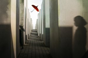 Berlini emlék esernyő alkotó: Christine von Diepenbroek