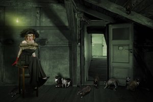Egy különc nő a padláson alkotó: Christine von Diepenbroek