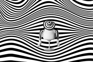Stílusos Op Art-nő alkotó: Christine von Diepenbroek