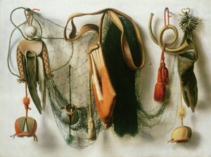 A Trompe lOeil of Hawking Equipment alkotó: Christoffel Pierson