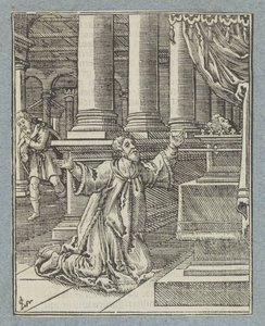 Dávid bűnbánata és büntetése alkotó: Christoffel van Sichem (II)