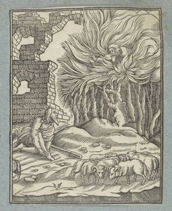 Mózes és az égő bokor alkotó: Christoffel van Sichem (II)