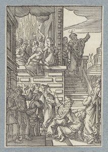 Péter Jeruzsálemben prédikál alkotó: Christoffel van Sichem (II)