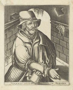 John Hus Merhernben, c. 1650 alkotó: Christoffel van Sichem