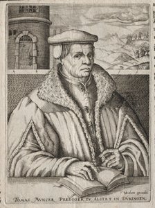 Thomas Munzer portréja, 1609. alkotó: Christoffel van Sichem