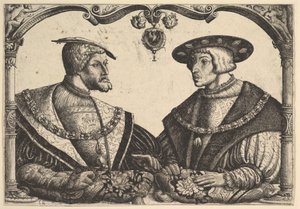 V. Károly és I. Ferdinánd császárok kb. 1531.