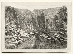 Víz a hegyekben, c. 1790-1800.