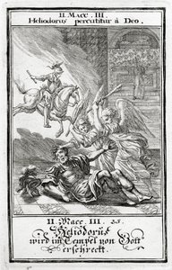 Isten megijeszti Heliodorust a templomban, 2 Makkabeus (3:21-28), 1695