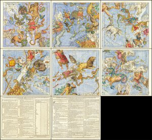 Globi Coelestis in Sex Tabulas Planas Redacti Descriptio alkotó: Christoph Weigel the Elder