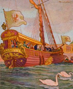 Lustyacht / Pleasure Yacht (színes litográfia)