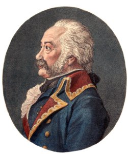 Adam Philippe, Custine gróf (1740-1793), francia tábornok portréja.