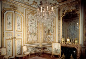 Kilátás a majmok kabinetjére vagy a „La Grande Singerie”-re, Christophe Huet (1700-1759) 1737 Chantilly, Musee Conde