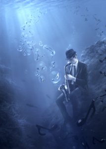 A víz alatti jazzes alkotó: Christophe Kiciak