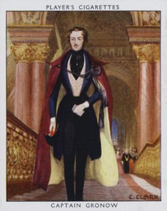 Gronow kapitány (színes litó) alkotó: Christopher (after) Clark