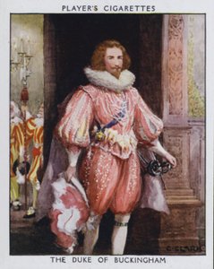 Buckingham hercege, Steenie, I. Jakab király kedvence (színes litho)