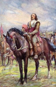 Oliver Cromwell Isten támogatását kéri a csata előtt