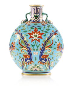 Minton cloisonne váza, 1867