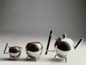 Az Elkington & Company által gyártott teáskészlet, 1925 körül (elektrolemez)