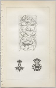 A dekoratív tervezés művészete: egy függelék, amely megadja a nap óráit, amikor a virágok nyílnak, kiadó: Day & Son, London, 1862 alkotó: Christopher Dresser