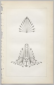 A dekoratív tervezés művészete: egy függelék, amely megadja a nap óráit, amikor a virágok nyílnak, kiadó: Day & Son, London, 1862 alkotó: Christopher Dresser
