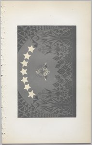 A dekoratív tervezés művészete: egy függelék, amely megadja a nap óráit, amikor a virágok nyílnak, kiadó: Day & Son, London, 1862 alkotó: Christopher Dresser