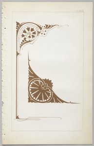 A dekoratív tervezés művészete: egy függelék, amely megadja a nap óráit, amikor a virágok nyílnak, kiadó: Day & Son, London, 1862 alkotó: Christopher Dresser