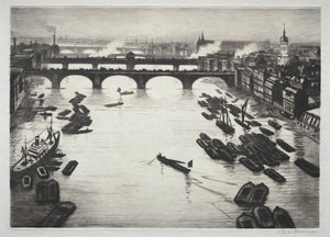 London Bridges alkotó: Christopher Richard Wynne Nevinson