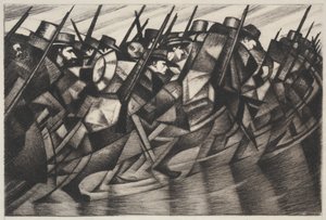 Visszatérve az Árkokhoz alkotó: Christopher Richard Wynne Nevinson