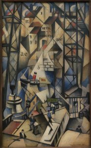 A régi kikötő alkotó: Christopher Richard Wynne Nevinson