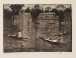 Vasárnap este, kocsma. 1926. alkotó: Christopher Richard Wynne Nevinson