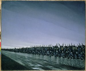 1915. márciusi rovat alkotó: Christopher Richard Wynne Nevinson