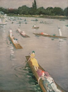 Regatta Henleyben alkotó: Christopher Richard Wynne Nevinson
