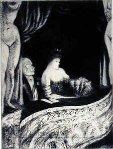 Siker (A színházi páholy) alkotó: Christopher Richard Wynne Nevinson