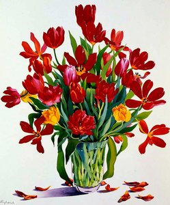 Tulipán (wc papíron) alkotó: Christopher Ryland